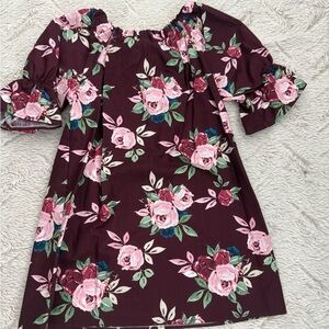 New Handcrafted Floral Peasant Dress